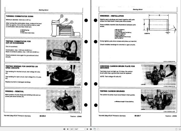 John Deere Tractor 2250 2450 2650 2650N 2850 Technical Manual TM4440 2