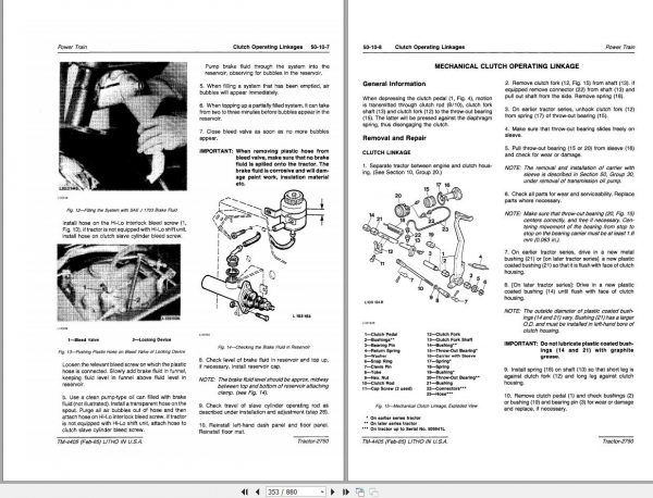 John Deere Tractor 2750 Technical Manual TM4405 2
