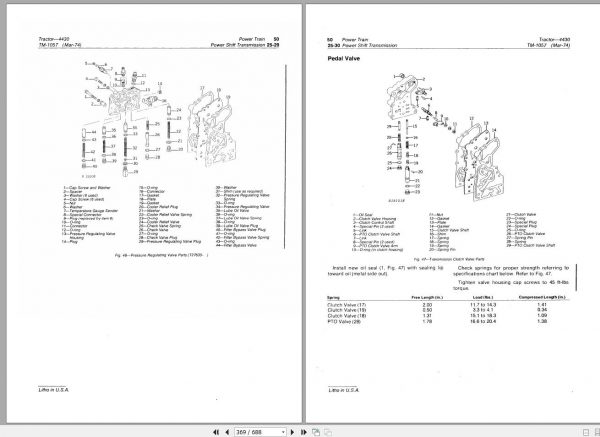 John Deere Tractor 4430 Technical Manual TM1057 2
