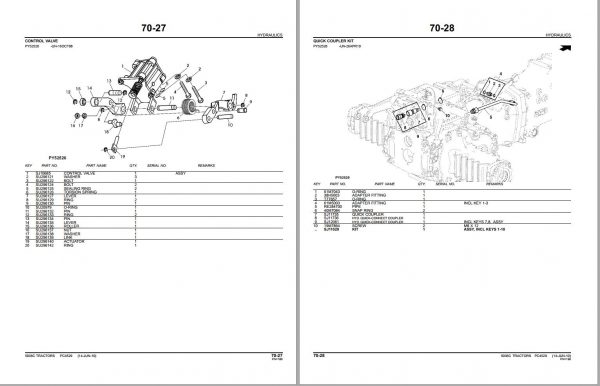John Deere Tractor 5036C Parts Catalog PC4529 2010 3