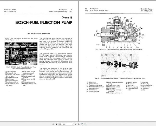 John Deere Tractor 820 Technical Manual TM4212 2