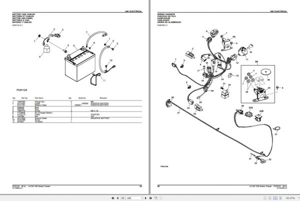 John Deere Tractor LA135 100 Series Parts Catalog PC9743 2012 3