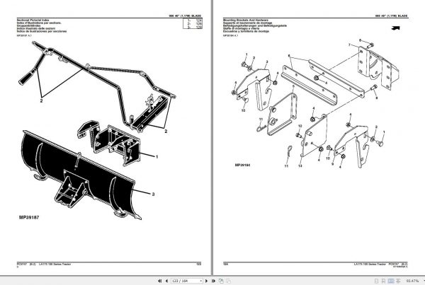 John Deere Tractor LA175 100 Series Parts Catalog PC9747 2011 3