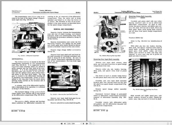 John Deere Tractors 2000 Series Service Manual SM2035 2