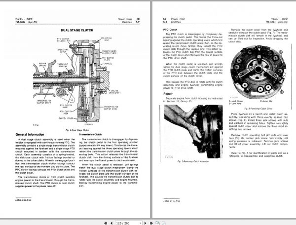 John Deere Tractors 2020 117500 Technical Manual TM1044 2