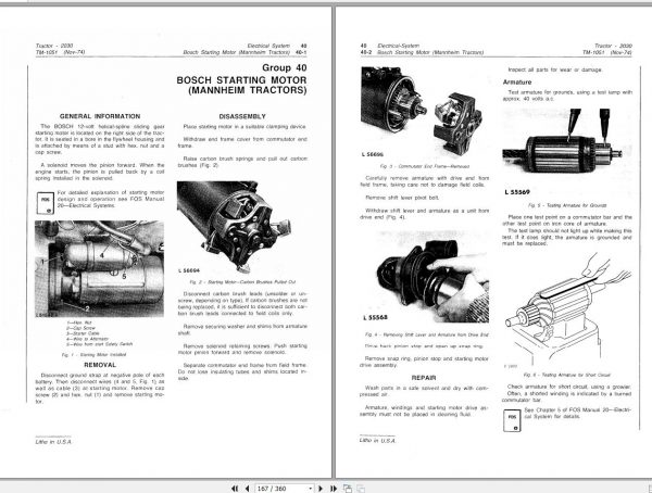 John Deere Tractors 2030 Technical Manual TM1051 2
