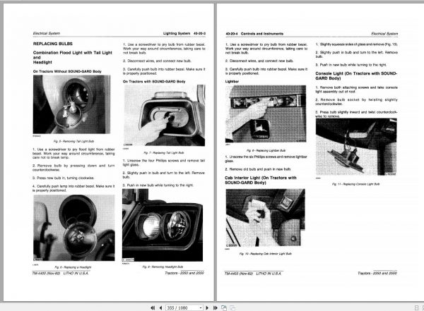 John Deere Tractors 2350 2550 Technical Manual TM4403 2