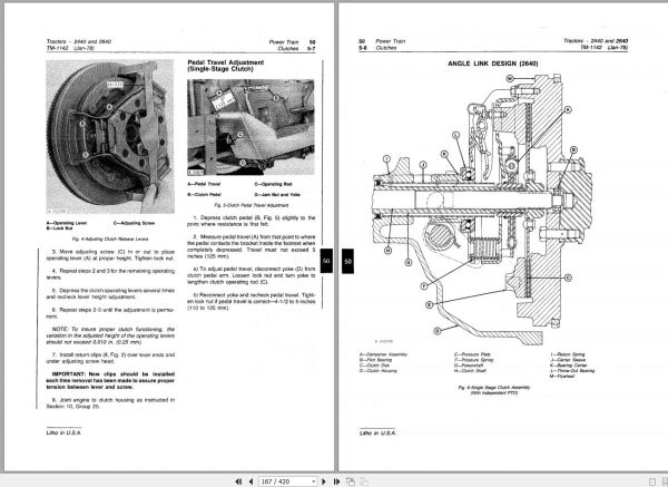 John Deere Tractors 2440 2640 Technical Manual TM1142 2