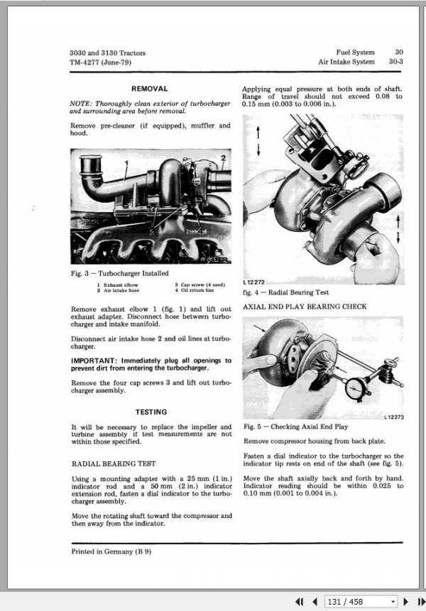 John Deere Tractors 3030 3130 Technical Manual TM4277 2