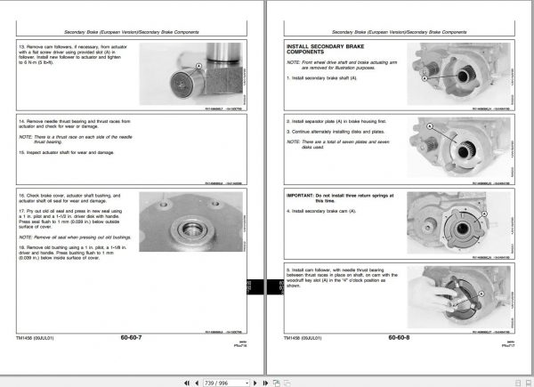 John Deere Tractors 4055 4255 4455 Repair Manual TM1458 3