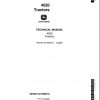 John Deere Tractors 4520 Technical Manual TM1007 1
