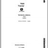 John Deere Tractors 7520 Technical Manual TM1053 1