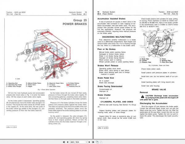 John Deere Tractors 8430 8630 Technical Manual TM1143 2