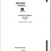 John Deere Tractors 8450 8650 Technical Manual TM1355 1