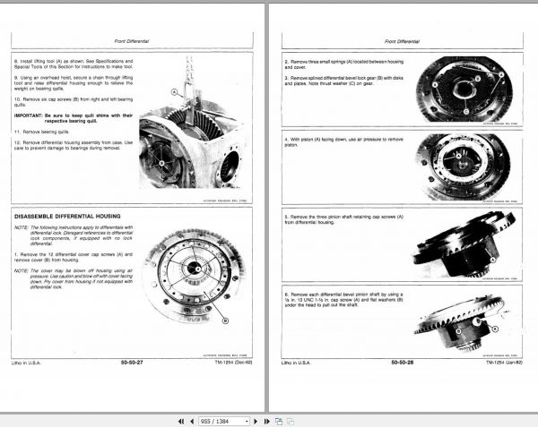 John Deere Tractors 8850 Technical Manual TM1254 2