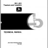 John Deere Tractors Loaders 301 401 Technical Manual TM1034 1