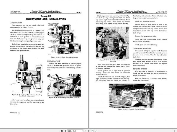 John Deere Tractors Spark Ignition 720 Series Service Manual SM2025 2