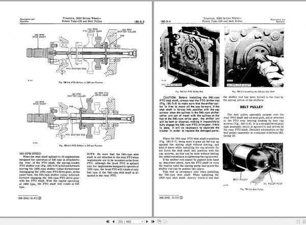 John Deere Wheeld Tractors 3000 Series Service Manual SM2041 2