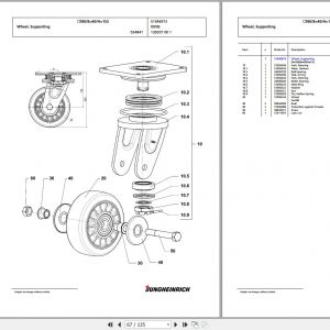 Jungheinrich Forklift Ece 225 Spare Parts Manual 90309857 2