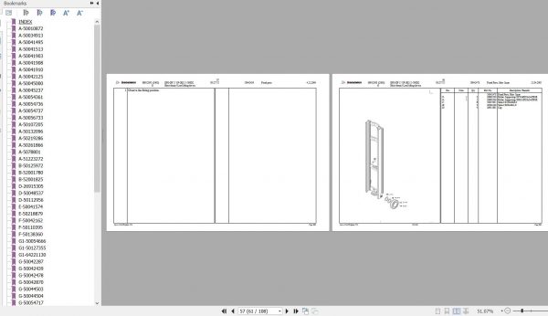 Jungheinrich Forklift EFG DF 15 SP GE115 500DZ Spare Parts Manual 89932398 2