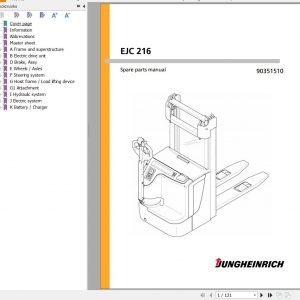 Jungheinrich Forklift Ejc 216 Spare Parts Manual 90351510 1