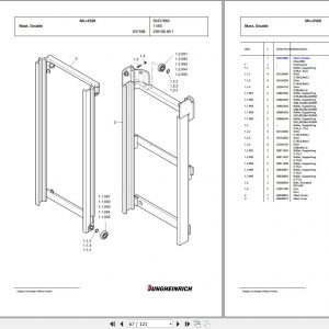 Jungheinrich Forklift Ejc 216 Spare Parts Manual 90351510 2