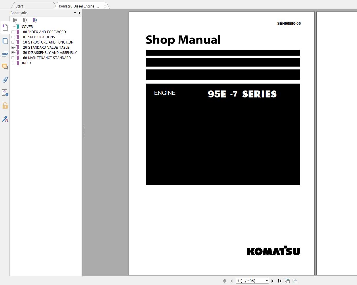 Komatsu Diesel Engine Shop Manual 2.48 GB PDF DVD 2
