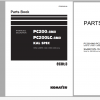 Komatsu Hydraulic Excavator PC200LC 8M0 PC200LC 8M0 KAL SPEC Parts Book 1