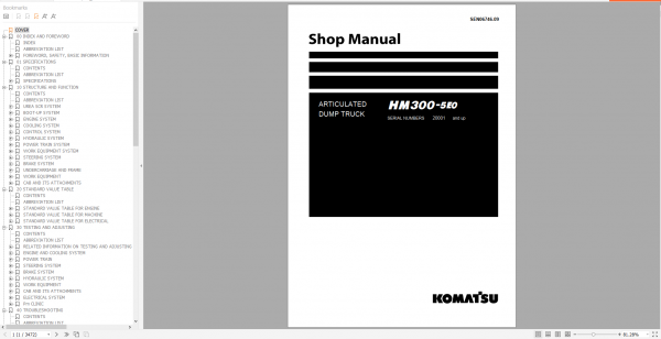 Komatsu Machine 12.7 GB PDF Updated 11.2021 Shop Manual DVD 03 1