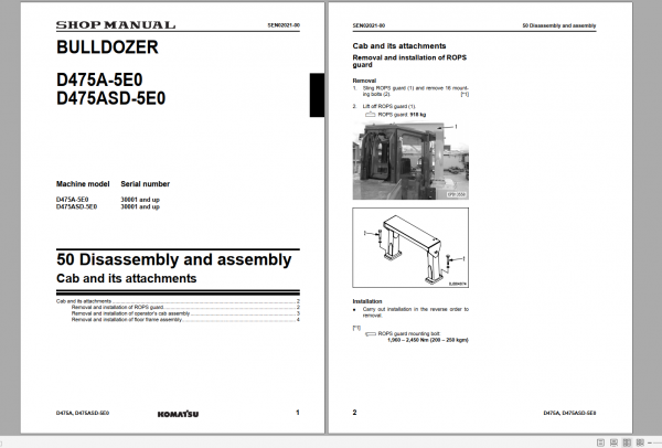 Komatsu Machine 12.7 GB PDF Updated 11.2021 Shop Manual DVD 03 4