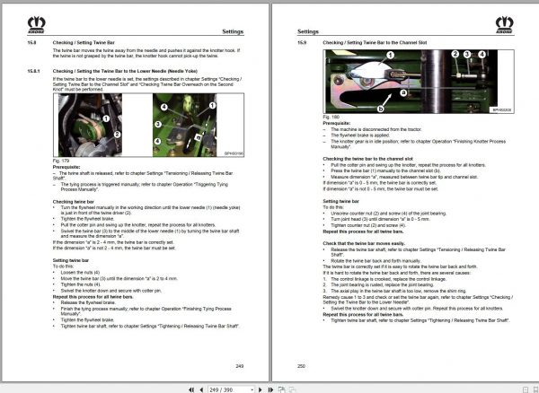 Krone BiG Pack Baler 870 HDP XC 830852 Operator Manual 15000017000 2014 3