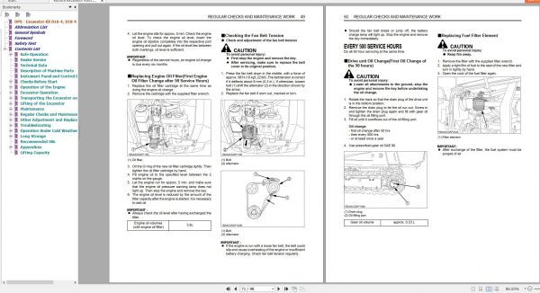 Kubota Excavator KX016 4 KX018 4 1BAAACDAP2310 Operator Manual RG158 8193 1 2012 3