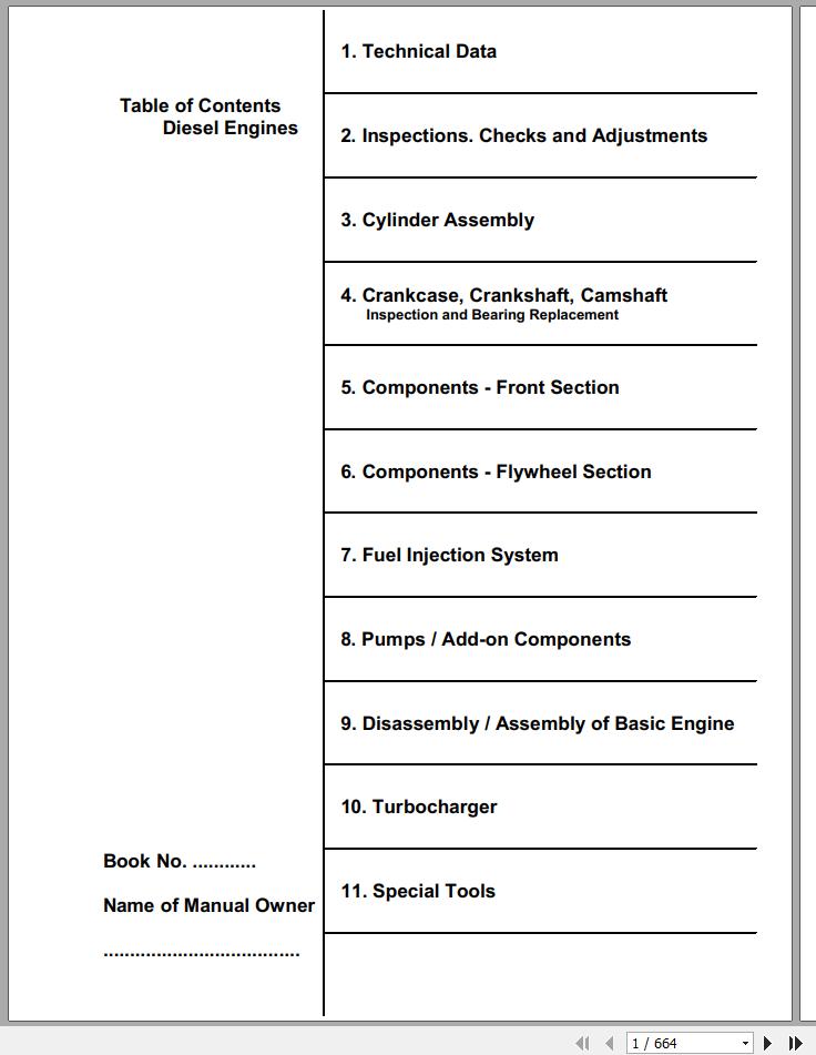 Liebherr Diesel Engines D9306 9308 9406 9408 Service Manual TM1831 1