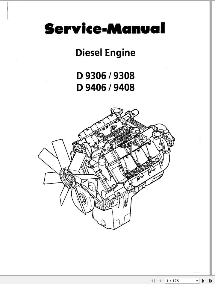 Liebherr Diesel Engines D9306 D9308 D9406 D9408 Service Manual TM2224 1