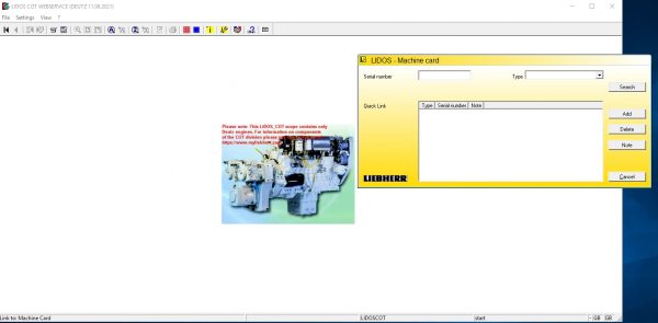 Liebherr Lidos COT LBH LFR LHB LWE LWT Online EPC Service Document Updated 12.2021 DVD 1