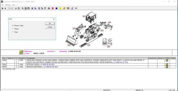 Liebherr Lidos COT LBH LFR LHB LWE LWT Online EPC Service Document Updated 12.2021 DVD 10