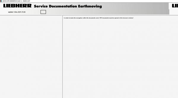 Liebherr Lidos COT LBH LFR LHB LWE LWT Online EPC Service Document Updated 12.2021 DVD 15
