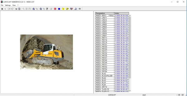 Liebherr Lidos COT LBH LFR LHB LWE LWT Online EPC Service Document Updated 12.2021 DVD 9