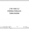 Liebherr Mobile Crane LTM1055 3.2 Steering Hydraulics Tubing Diagram 985918308 2007