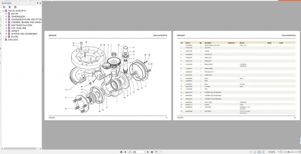 Linde Forklift T20 25 AP SP SPB 131 07 Spare Parts List 1318010000 2019 2