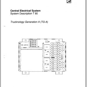 Man Truck Descryption T80 Trucknology Generation A TG A Central Electrical System 8199198 5402 1