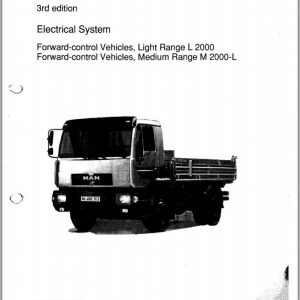 Man Truck T31 3rd Edition L2000 M2000 L Electrical System Repair Manual 81991984242 1