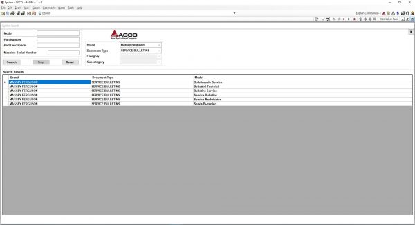 Massey Ferguson AG UK EU Europe Parts Catalog Workshop Service Manuals 03.2021 12
