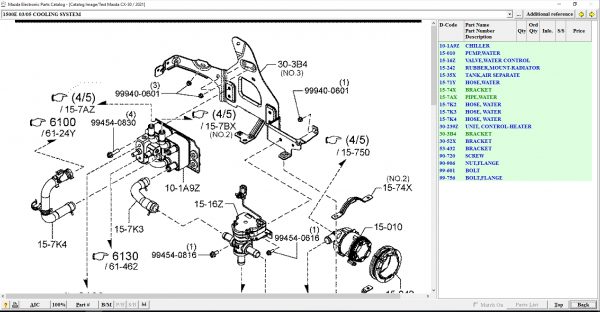 Mazda China EPC 12.2021 Spare Parts Catalog DVD 4