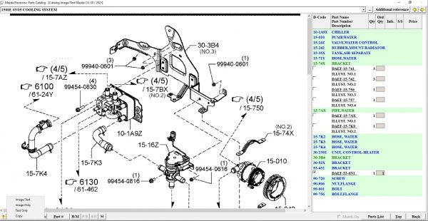 Mazda China EPC 12.2021 Spare Parts Catalog DVD 5