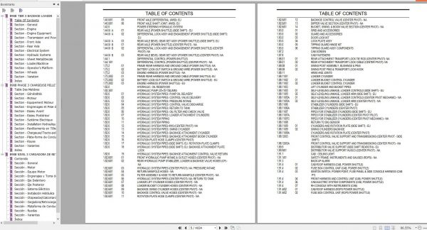 New Holland Backhoe Loader B90B Tier 3 Parts Catalog 87659786NA 2008 2