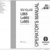 New Holland Skid Steer L865 LX865 LX885 Operator Manual 42086531 1997 1