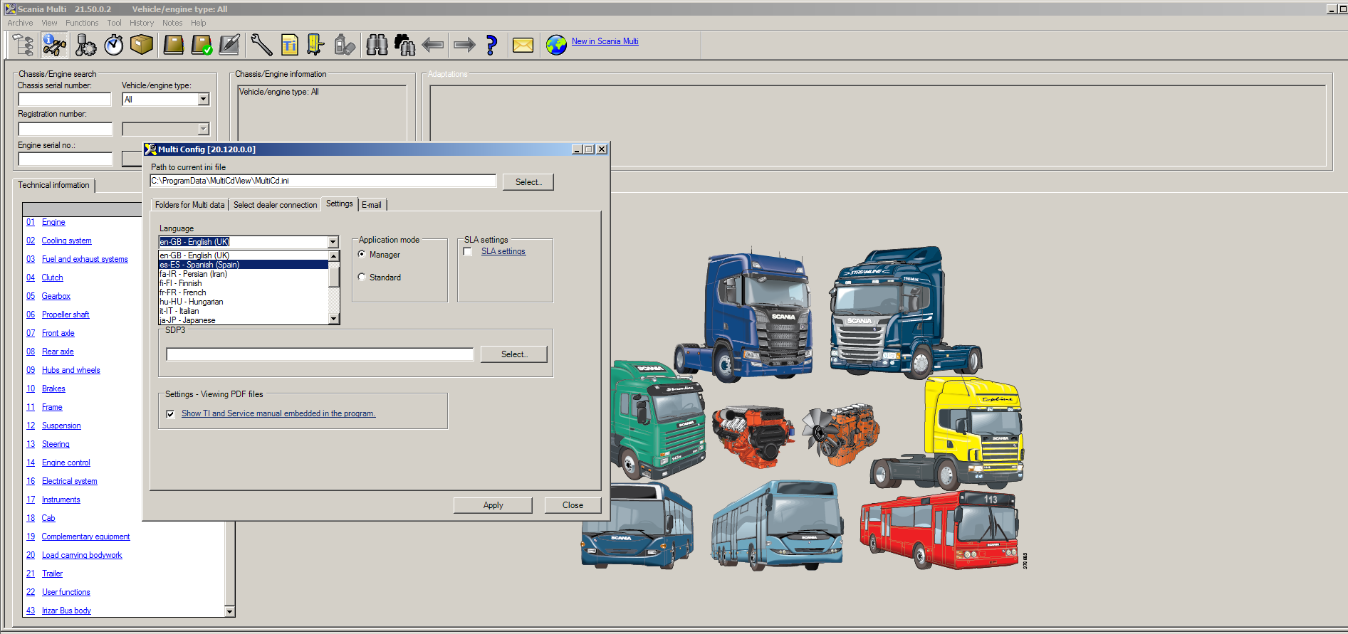 Scania Multi 10.2021 Workshop Manual Spare Parts Catalog DVD 2