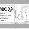 Soilmec Drilling Rig SR 30 SM 30 3126 Electrical Schematic 470006741 2008 1