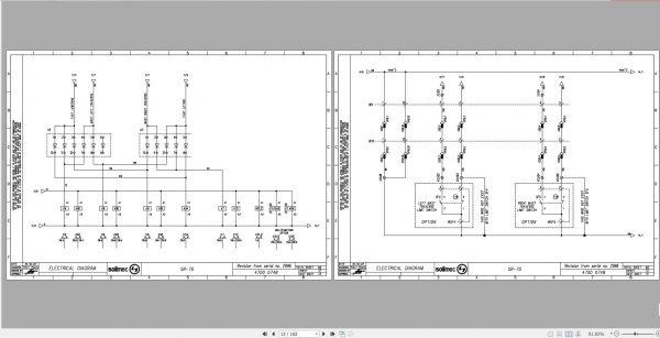 Soilmec Drilling Rig SR 70 2996 Electrical Schematic 47000748 2007 3
